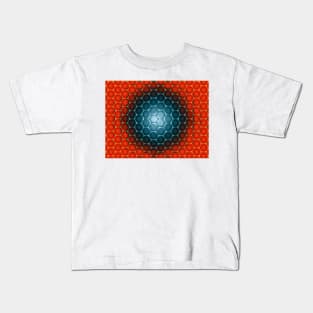 Abstract Blue Sphere Kids T-Shirt